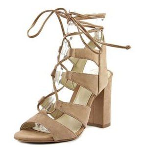 SOLD - Vince Camuto Winola Lace-Up Cutout Sandal Size 6.5 Greyish purple color